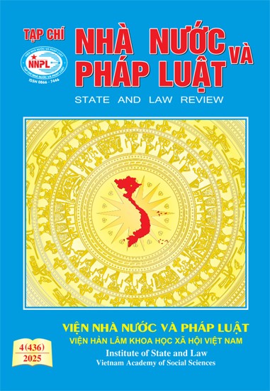 Mục lục Tạp chí Nhà nước và Pháp luật số 4 (436) năm 2025